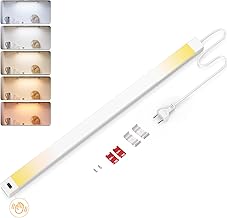 SIBI Unterbauleuchte Küche Led, 41cm Dimmbar Lichtleiste mit Berührungsloser Sensor, 5 Farbtemperatur Küchenlicht Led Unterschrank Beleuchtung für Schränke,Werkbank,Regal, 450lm