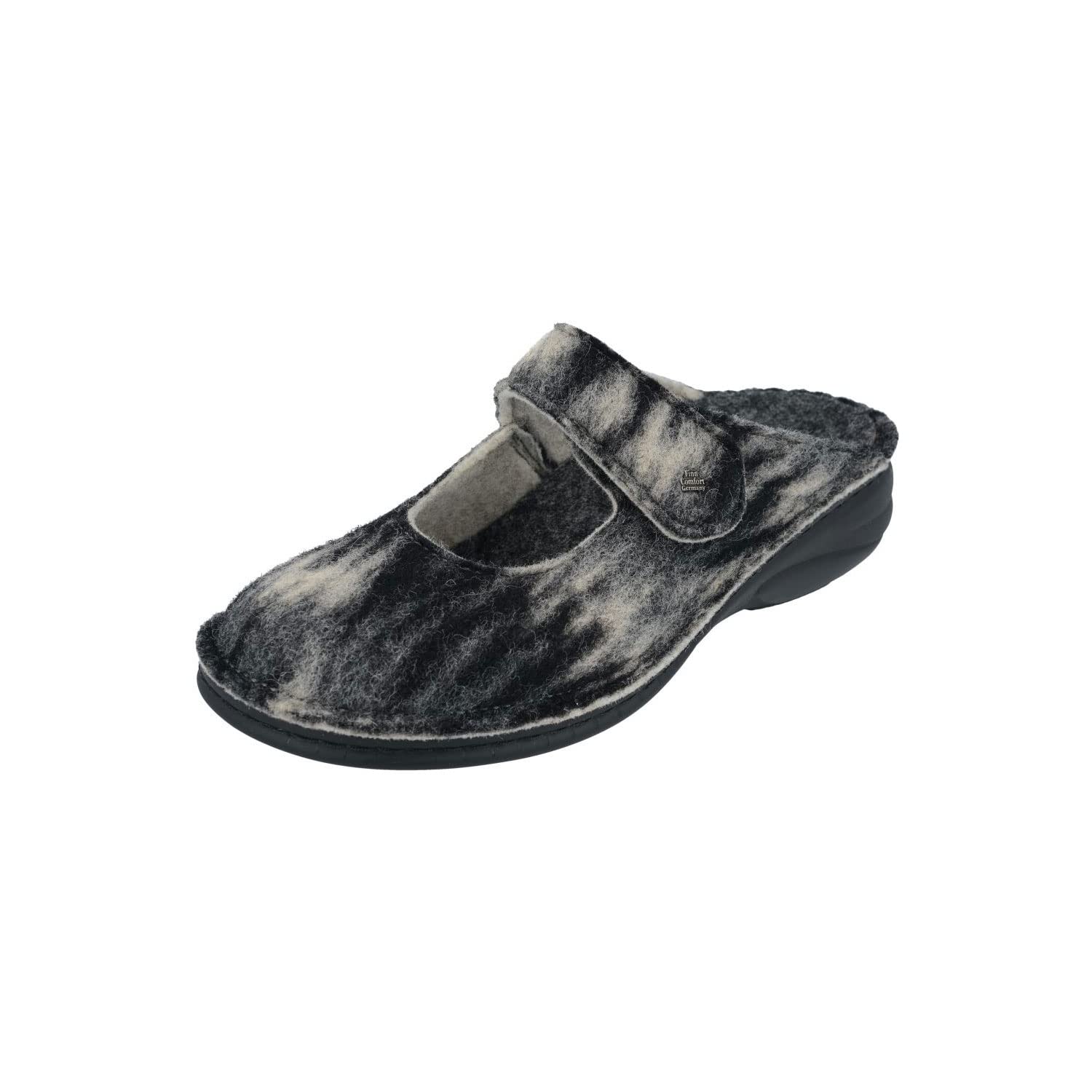 Finn Comfort Adulto Glarus Grey Negro, gris, 40 EU Ancho