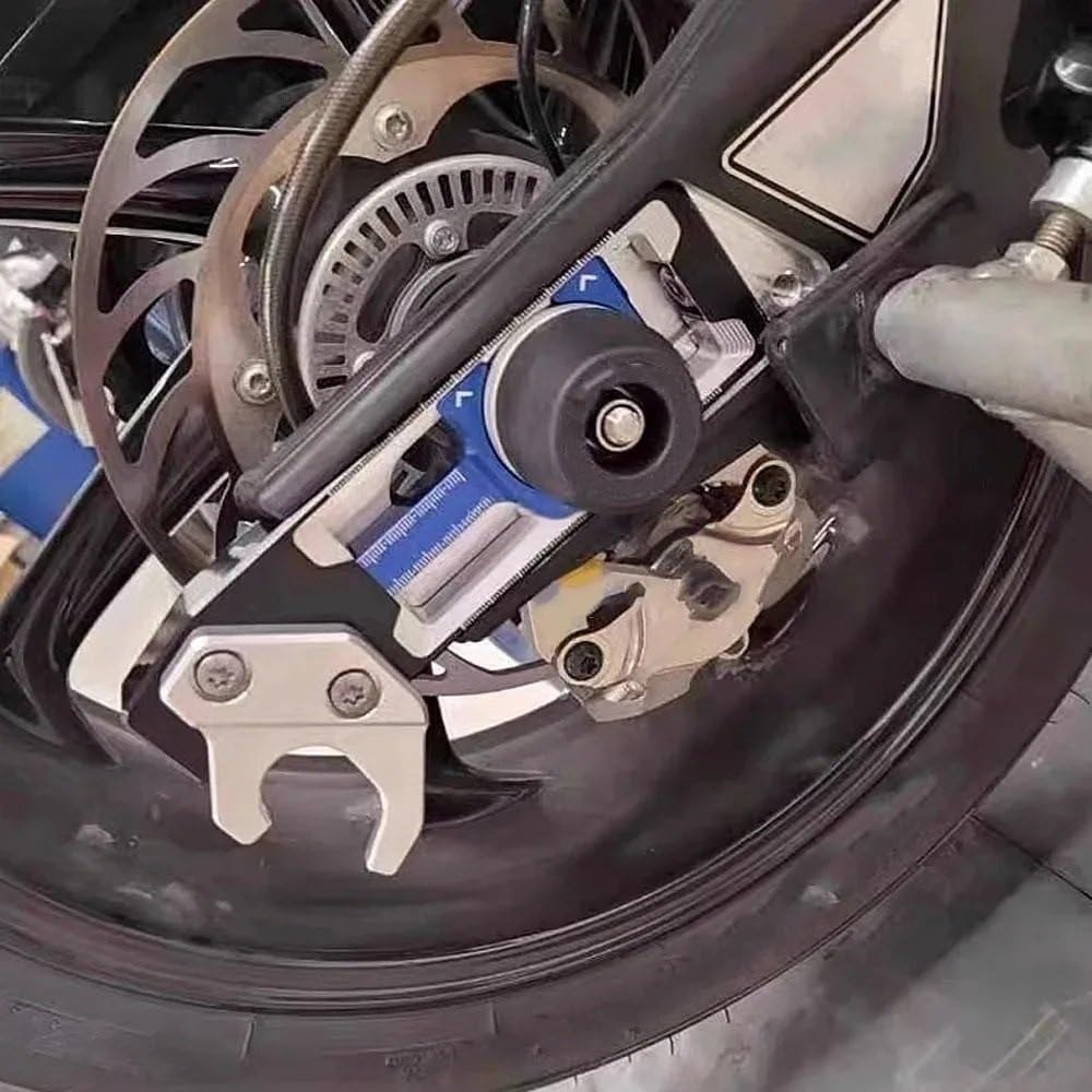 Ajusteur de Chaîne Curseurs de tendeur de chaîne d'essieu arrière, adaptés à la BMW S1000RR S1000R S1000XR M1000R S 1000 RR R XR Tendeur de Chaîne de Réglage de