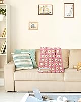 Vista 7 de Katech Blanket Crochet Kit for Beginners, Granny Square Crochet Blanket Kit for Adults Learn How to Crochet Daisy Granny Squares Blanket