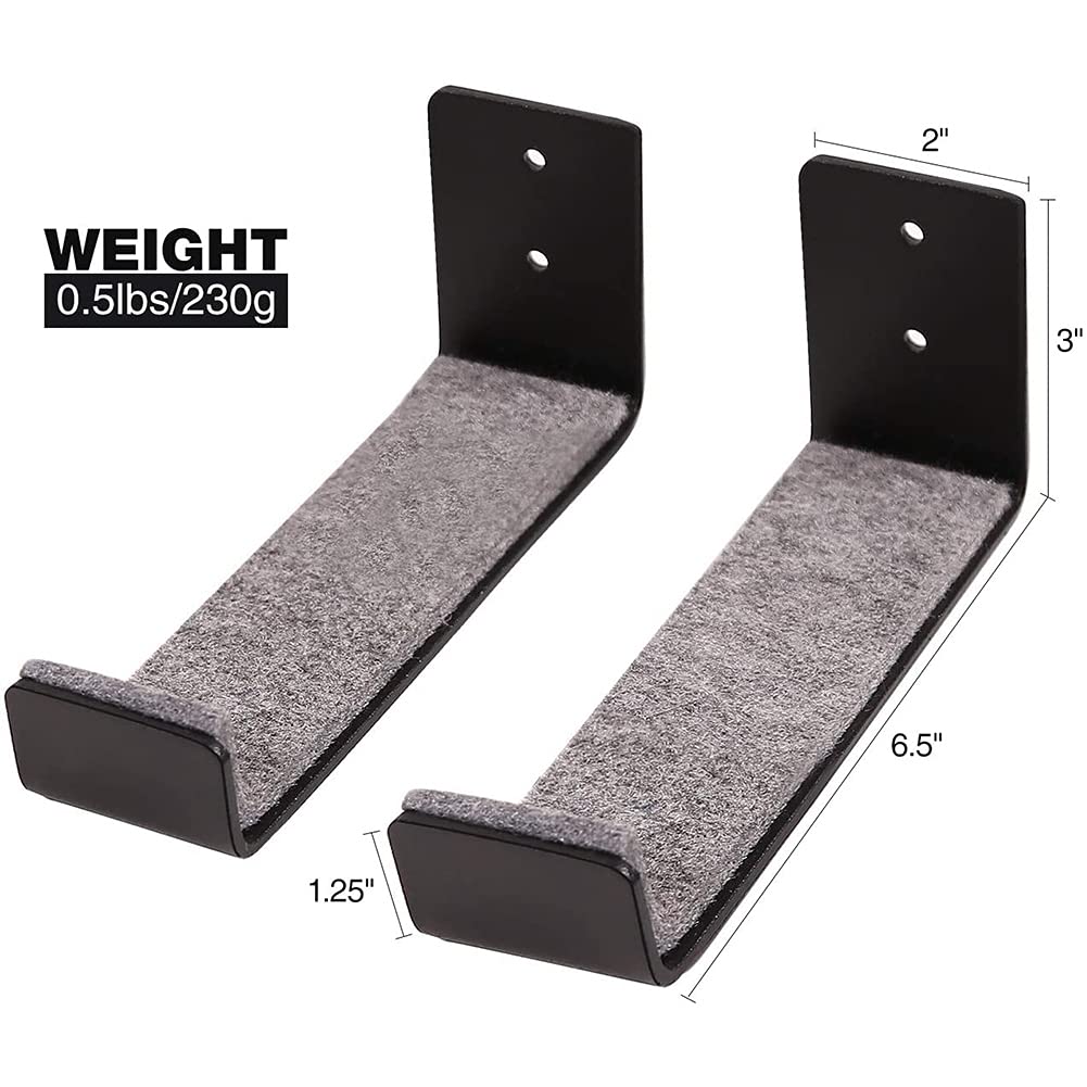 1 lot de supports muraux pour planches de surf - Support mural de rangement pour shortboards et longboards