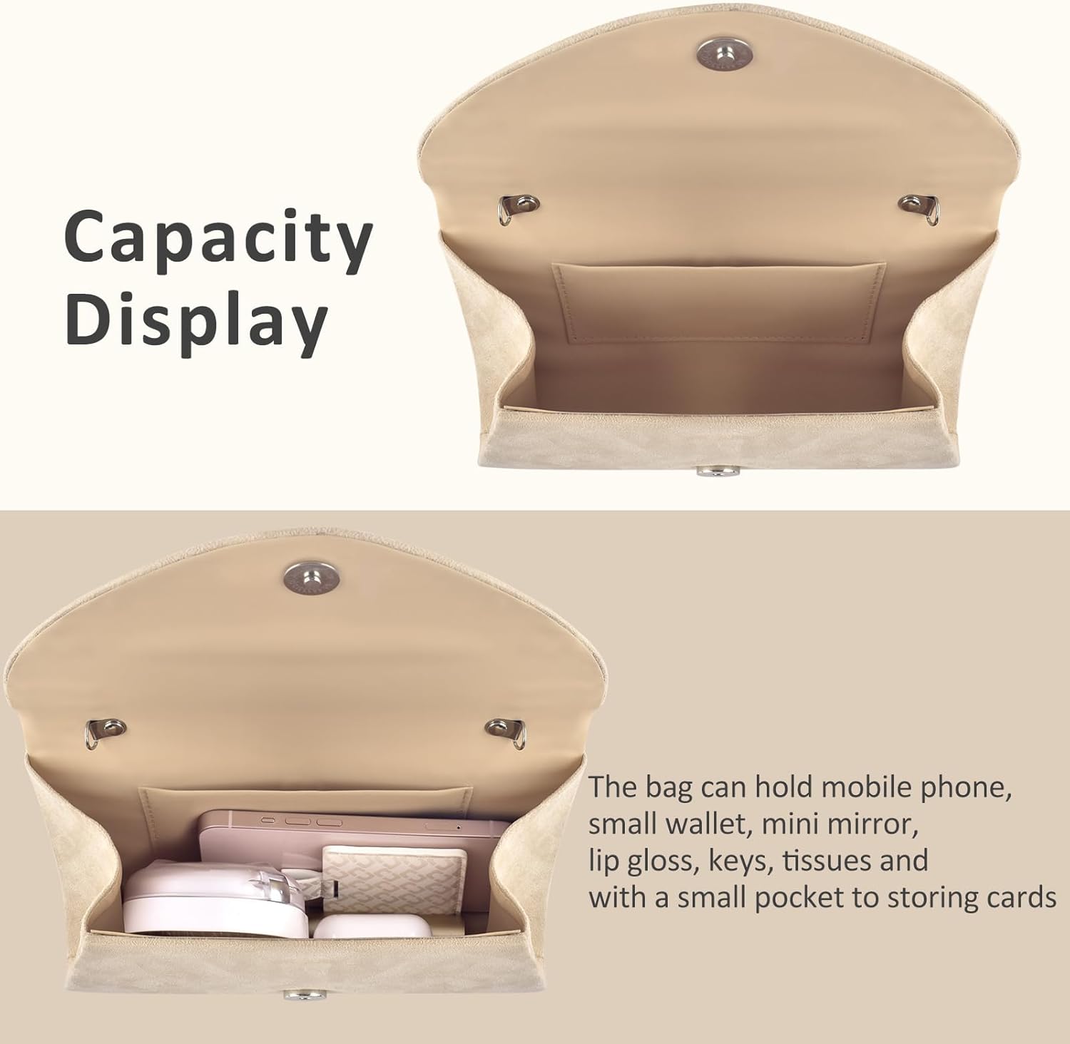 PACETAP Clutch Purses for Women, Handbags with Chain for Women Formal, Evening Bag for Wedding Party Cocktail Prom Dinner - Image 5