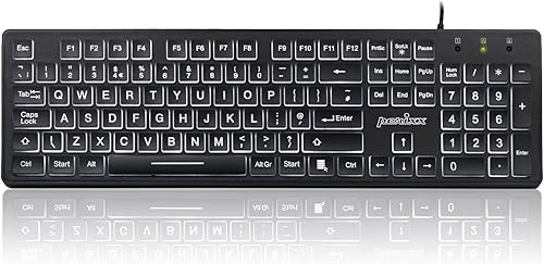 Perixx PERIBOARD-317 Wired USB Keyboard