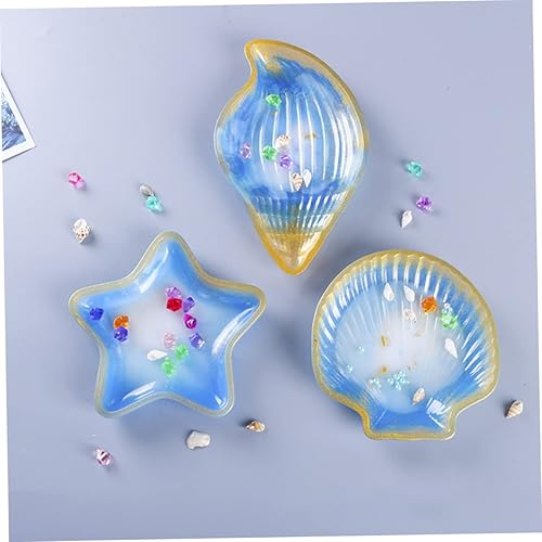 Miniatura 9 de Molde para platos Caja organizadora pequeña, moldes de silicona de chocolate, cristales de caramelo, molde de plato epoxi, bandeja de cubiertos,