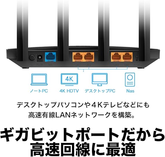 Amazon Alexa CertifiedWi-Fi Router TP-Link WiFi Wireless LAN Router 11ac WiFi 5 AC1200 867+300Mbps IPv6 Support High Security WPA3 Easy Setup OneMesh Support Archer C6