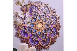 USB-Powered Mandala Atmosphere LED Night Light