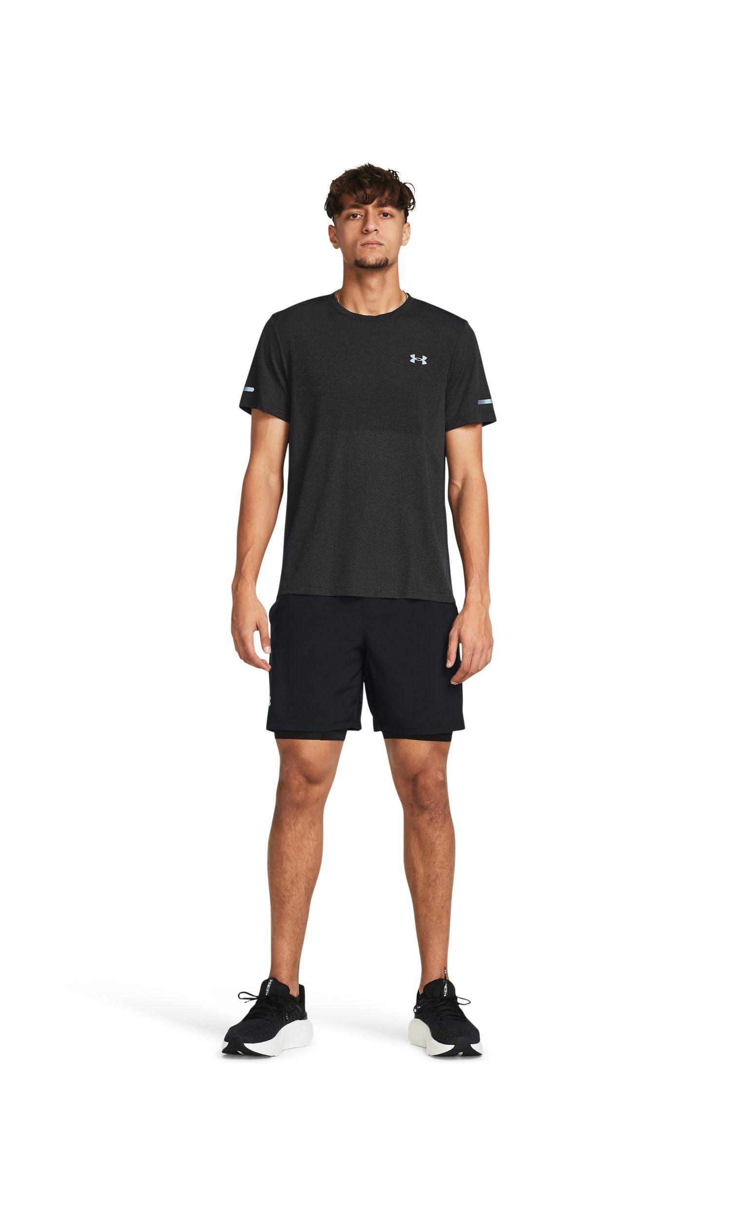Under Armour Launch 7 inch 2in 1 Black Training Shorts TYC7CAD1C45F23F200