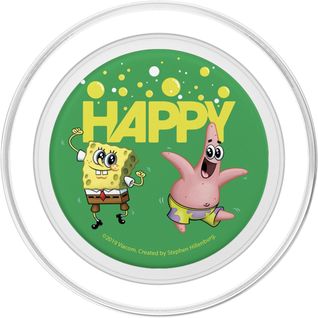 SpongeBob SquarePants Patrick Star Happy Dance PopSockets MagSafe PopGrip for iPhone