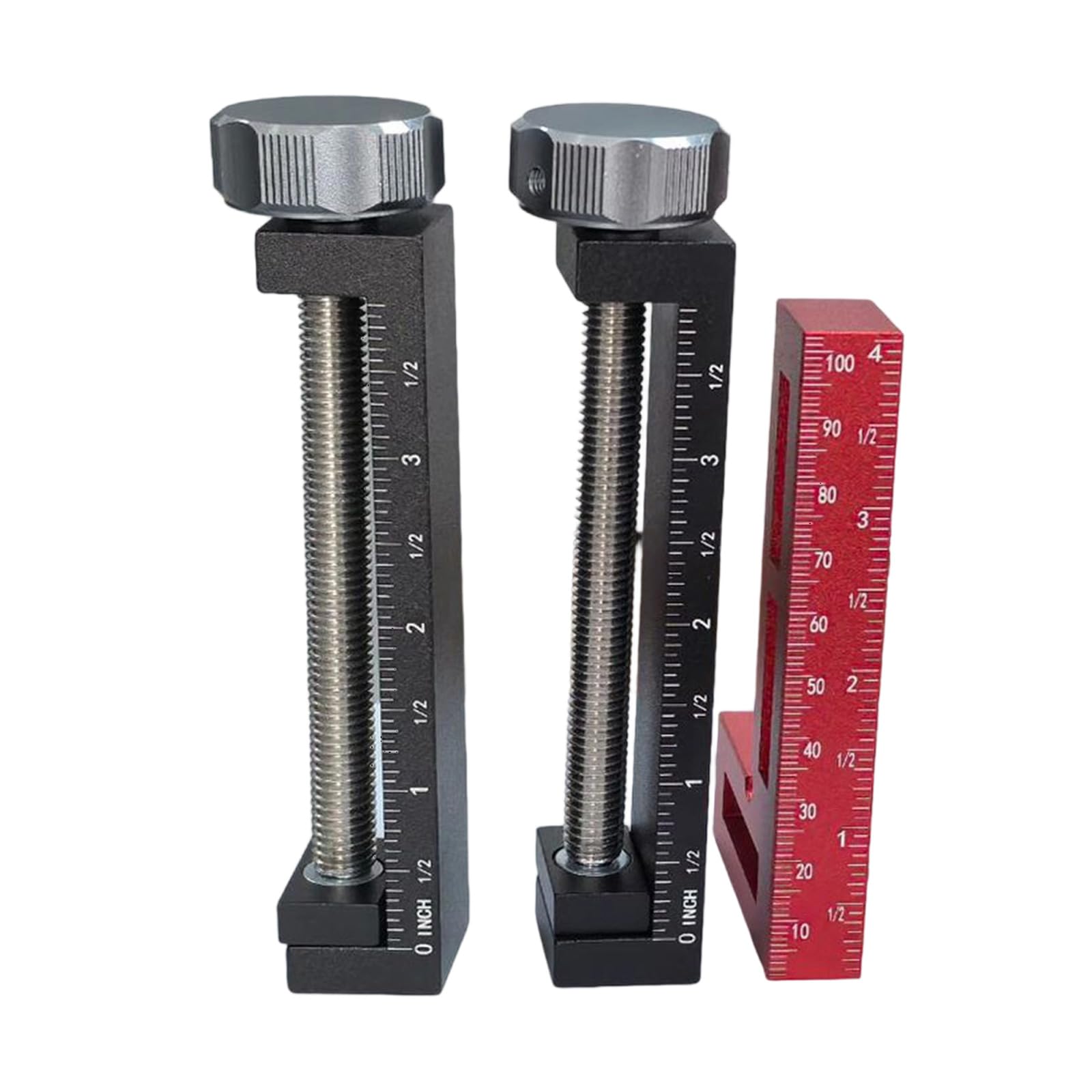 Multipurpose Professional Upgraded Aluminum G Clamp 5 Adjustable Positions Nonslip Design for Woodworking DIYer Projects Multiple Scene Aluminum G Clamp