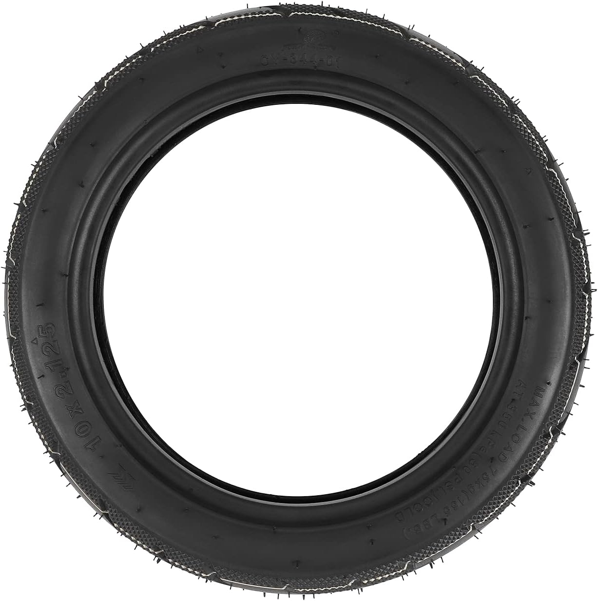 10 x 2.125 10" Rubber Pneumatic Tire + 10-inch Butyl Rubber inner Tube Replace for Segway Ninebot F Series (F20 F25 F30 F35 F40 F65) D28U Electric Kick Scooter Tyre Wheel Parts (tire x1)