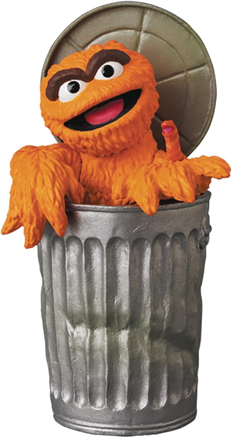 Medicom Sesame Street: Oscar The Grouch (Original Orange Version) Ultra Detail Figure