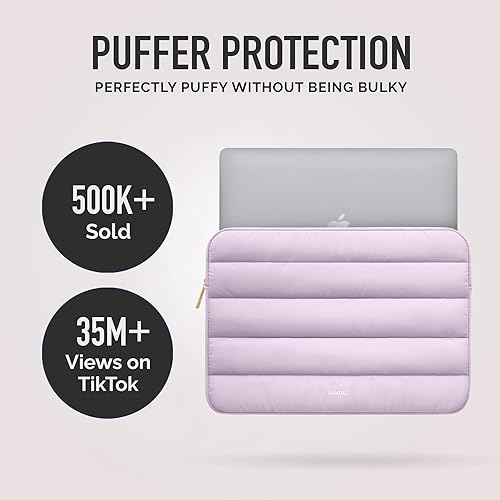 Vista 2 de Vandel - Funda acolchada para laptop de 13 a 14 pulgadas para mujer, para MacBook Pro de 14 pulgadas, MacBook Air M2 de 13 pulgadas, iPad Pro de g.