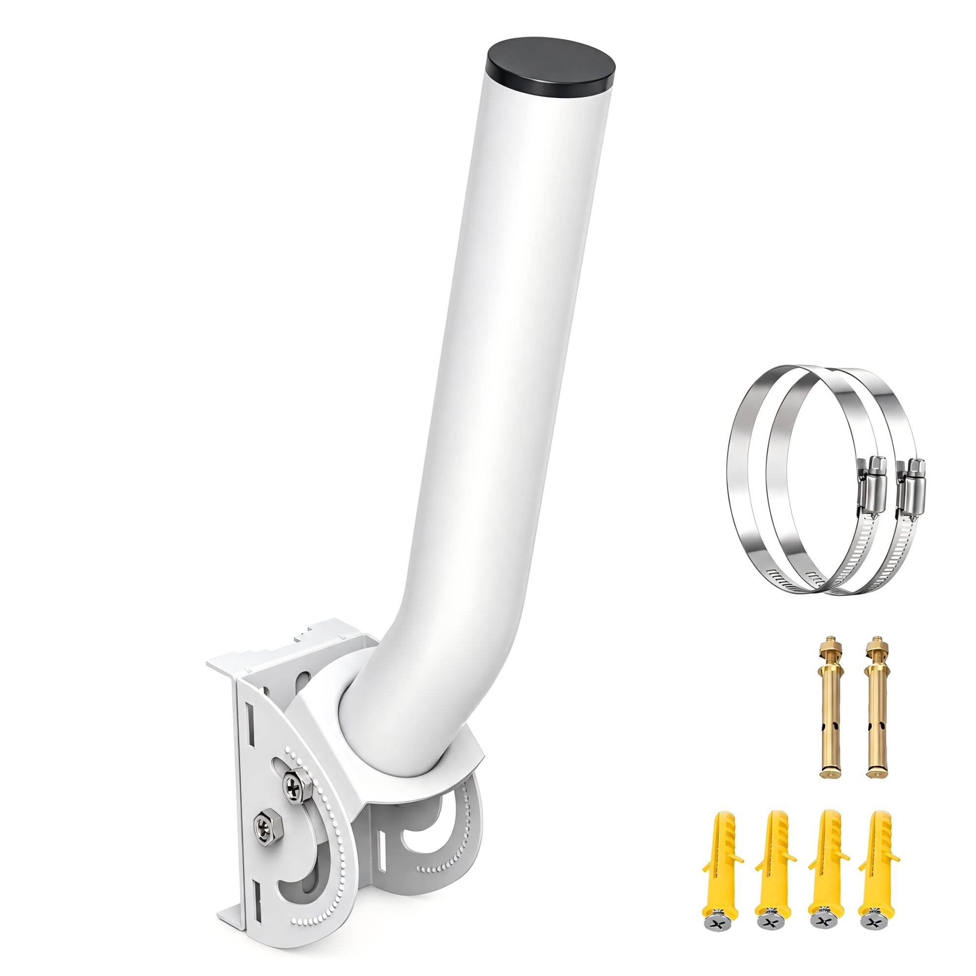 Universal Wireless Bridge Mount, 1.38 x 11 in J-Pole Antenna Bracket