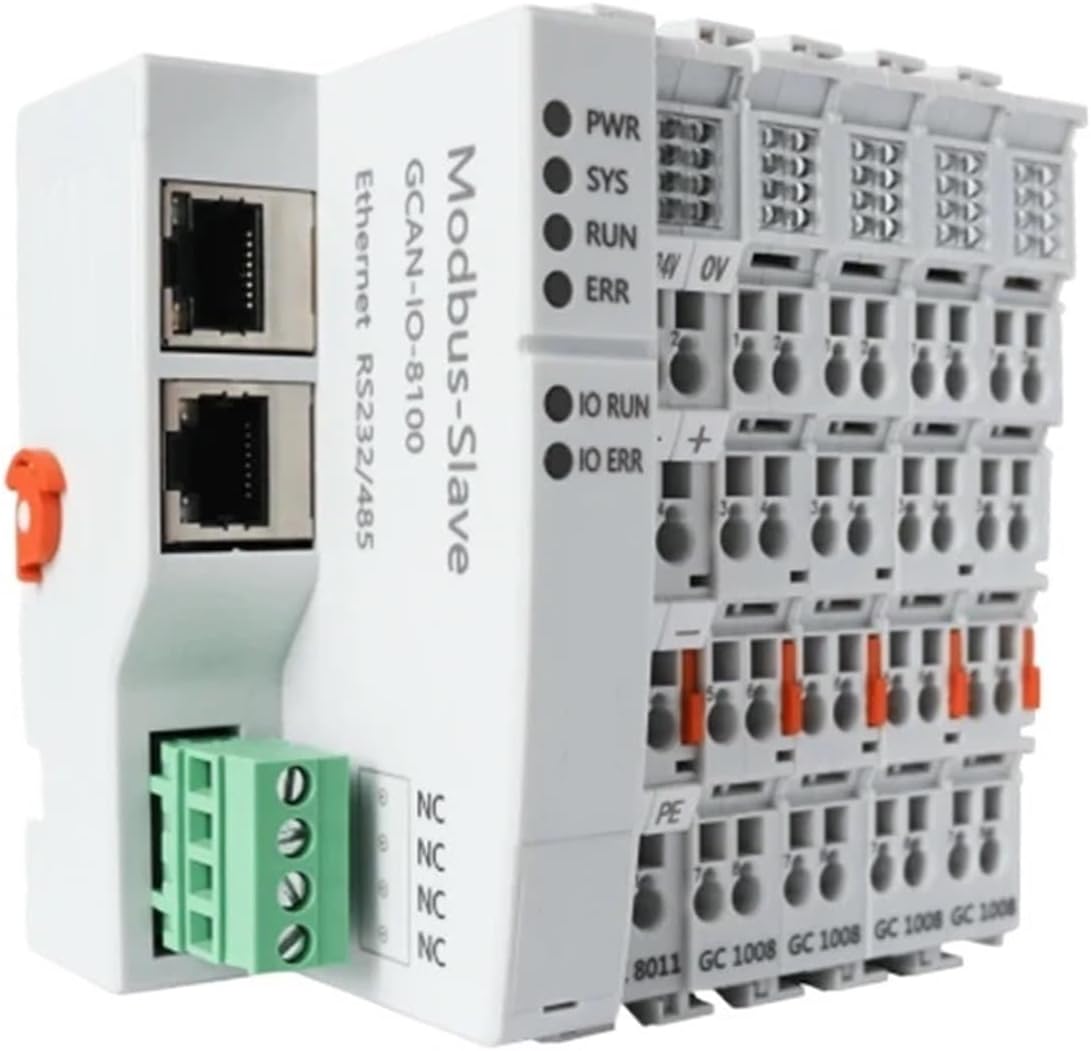 1pcs Profinet Bus Coupler High-Performance General-Purpose Remote IO Modules for Profinet Device Slaves(GCAN-8100 Modbus)
