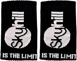 Munhequeira Skyhill Canelada Crosfit Cross Training Usar Com Grip Seca Suor Tamanho Único Preto