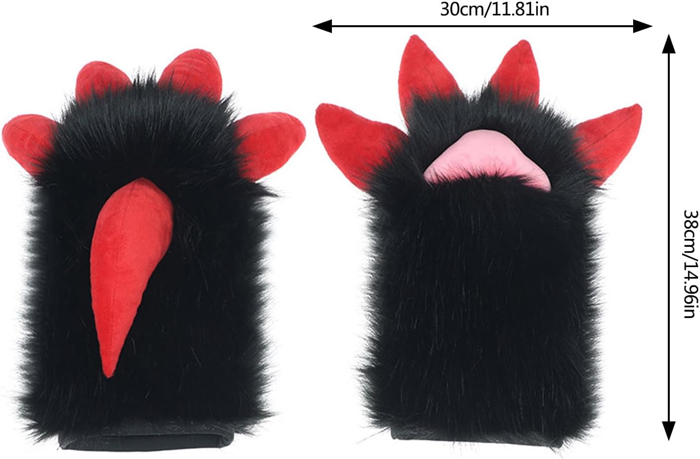 Dragon Paw Glove Cosers For Girls Halloween Cosplay Props Paw Fursuit Large Paw Glove For Masquerades