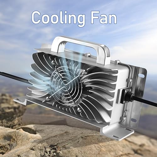 Miniatura 6 de Abakoo Cargador de batería para carrito de golf de 36V 15A RXV para Ez-Go EZgo TXT con conector RXV de 3 puntas, impermeable IP67