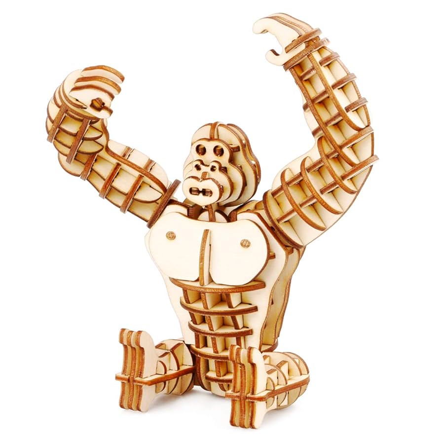 Amazon.co.jp: つくるんです® 日本語説明書付 3D ウッドパズル