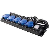 as - Schwabe ciabatta multipresa schuko per esterno - 5 prese protetti con coperture