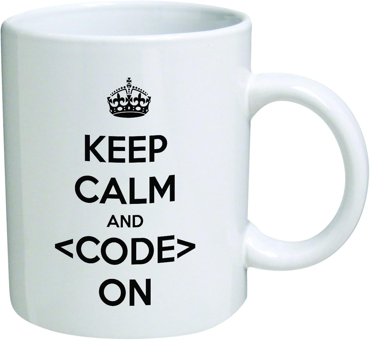 Chеареѕt 🛒 Keep calm and code on, geek - 11 OZ Coffee Mug - Funny Inspirational and sarcasm - By A Mug To Keep TM Chеареѕt 🛒 Keep calm and code on, geek - 11 OZ Coffee Mug - Funny Inspirational and sarcasm - By A Mug To Keep TM