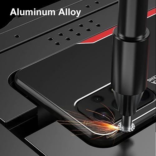Miniatura 5 de Luxury Business - Funda de metal ultrafina para hombre para Samsung Galaxy A52 A53 A51 A32 5G 4G, aleación de aluminio + TPU cubierta trasera de