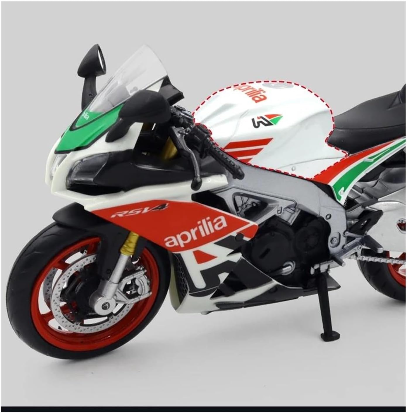 Mini Simulation Motorcycle Toys 1/12 for Aprilia RSV4 RR1000 Toy Motorcycle RMZ City Diecast Metal Miniature Model Adult for Boys