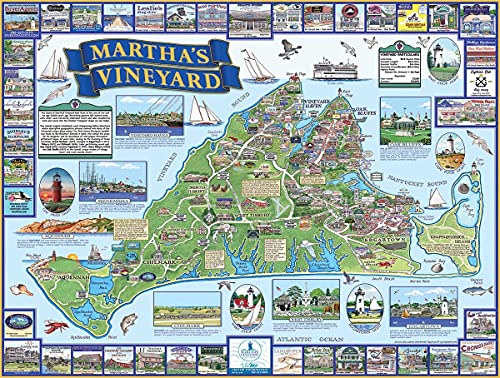 White Mountain Puzzles Martha's Vineyard - 1000 Piece Jigsaw Puzzle White Mountain Puzzles Martha's Vineyard - 1000 Piece Jigsaw Puzzle