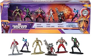 Jada Toys Actionfigur Guardians Galaxy 6erSet, Metall