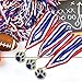 Tondiamo 24 Pcs Award Medals Bulk Sports Medals with Neck Ribbons 2 Inches Winner Award Prize Gift for Sports Themed Party Favors Tournaments School Match (Paw Print Medal)