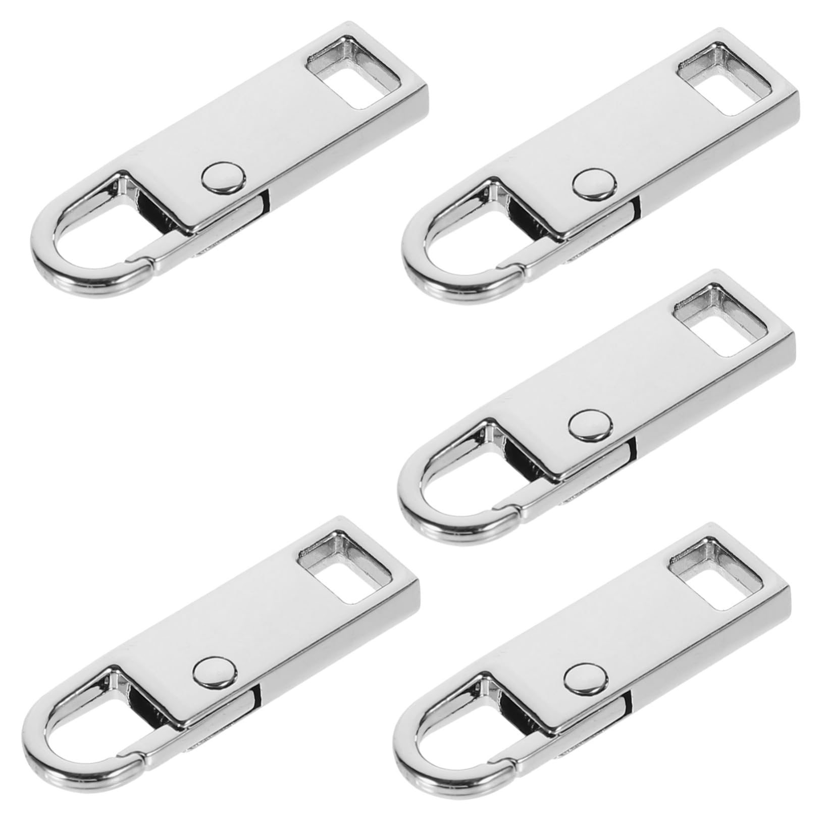 EXCEART 50 paia di tappi con cerniera lampo di ricambio in metallo con chiusura lampo e chiusura