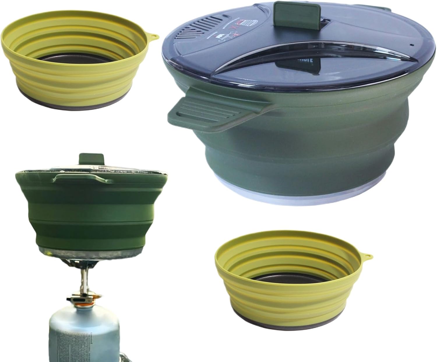 調理器具 m. キャンピングクックウェアセット - 折りたたみ式調理鍋と