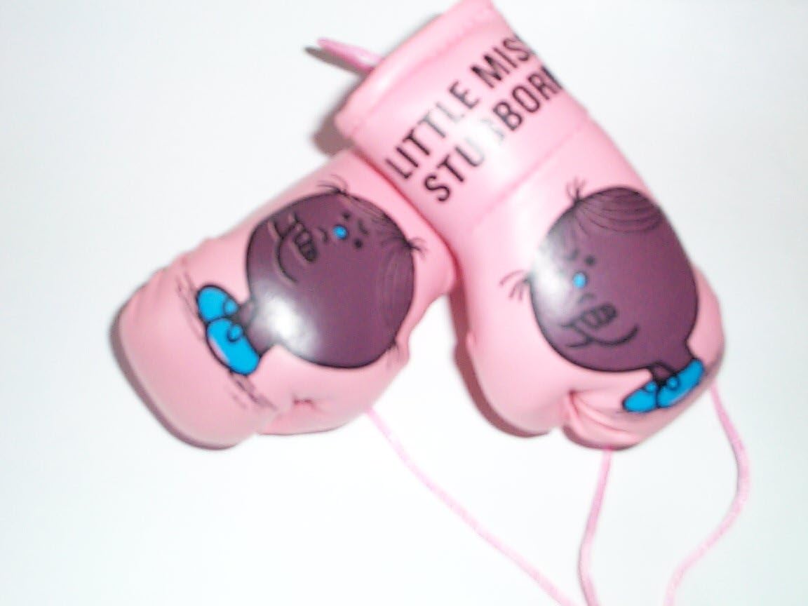 Mr Men Little Miss Stubborn Mini Boxing Gloves Amazon.co.uk Toys & Games