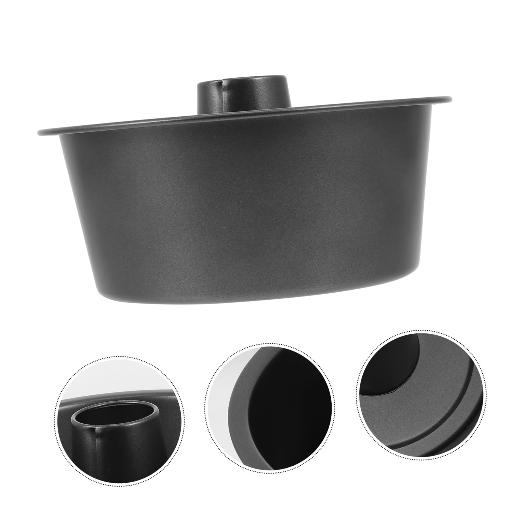 PRETYZOOM Molde Redondo Hueco para Pasteles de Cocina Herramienta Antiadherente para Hornear Molde Reutilizable para Cupcakes Accesorio para Pasteles