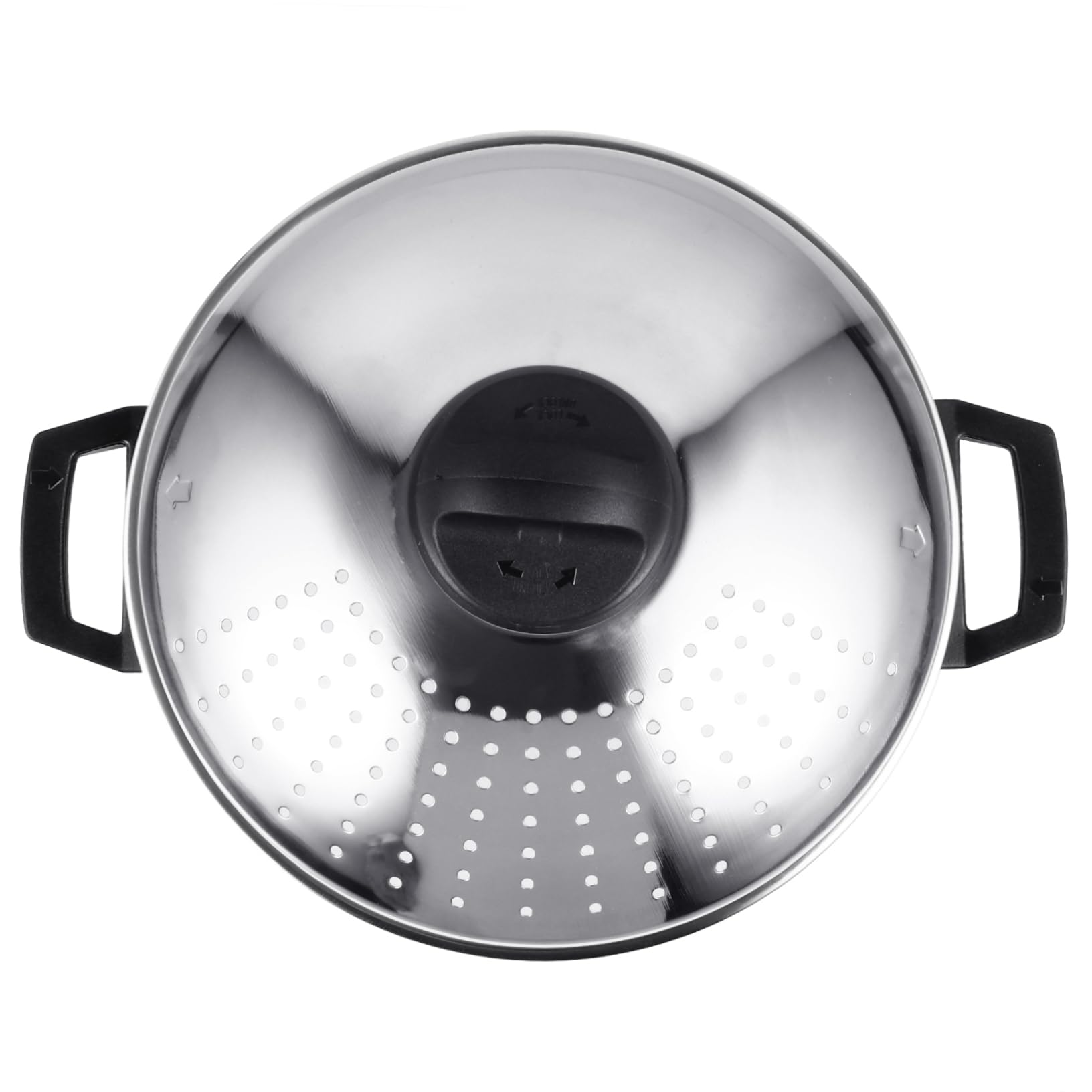 GLEAVI Multifunctional Noodles Cooking Pot Stainless Steel Gas Stove Strainer Safe Easy to Hold