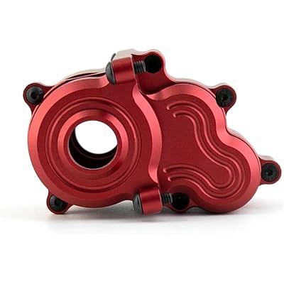 RC Repair Parts Compatible with Traxxas for E-Revo for VXL 2.0 1/10 RC for Model Car Transmission Gear Box Shell Cover Differential Gearbox Housing 8691(Red)