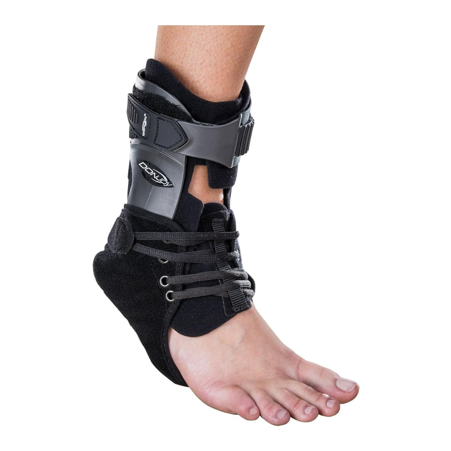 DONJOY DJ141AB08-M-R-ST-ES Velocity Ankle Brace, Standard Calf with Extra Support, Right Foot, Medium