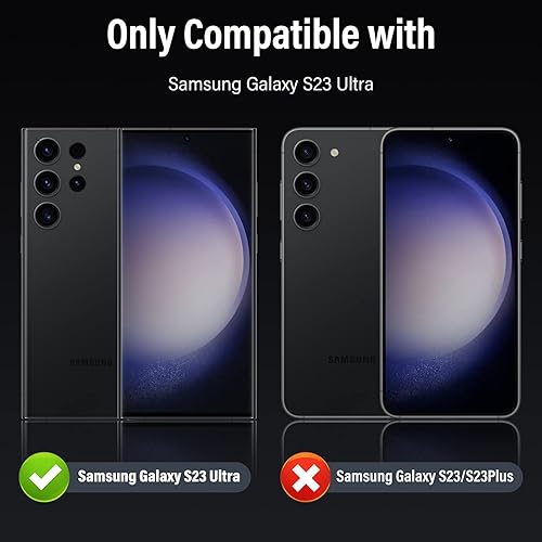 Miniatura 3 de BAZO Protector de lente de cámara para Samsung Galaxy S23 Ultra, accesorios de vidrio templado, protector de lente de cámara para Samsung Galaxy S23