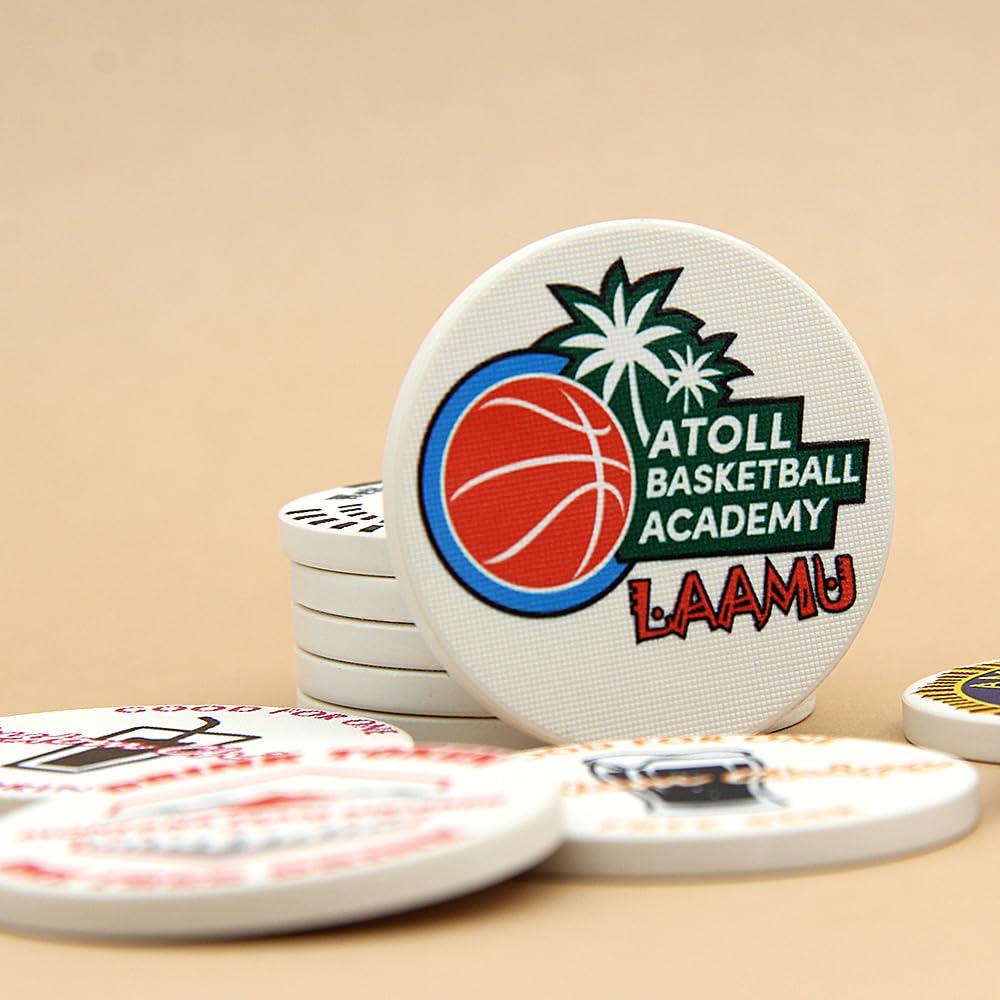 100 fiches da poker in ceramica personalizzate, 10 grammi, 39 mm, stampa con testo o immagini