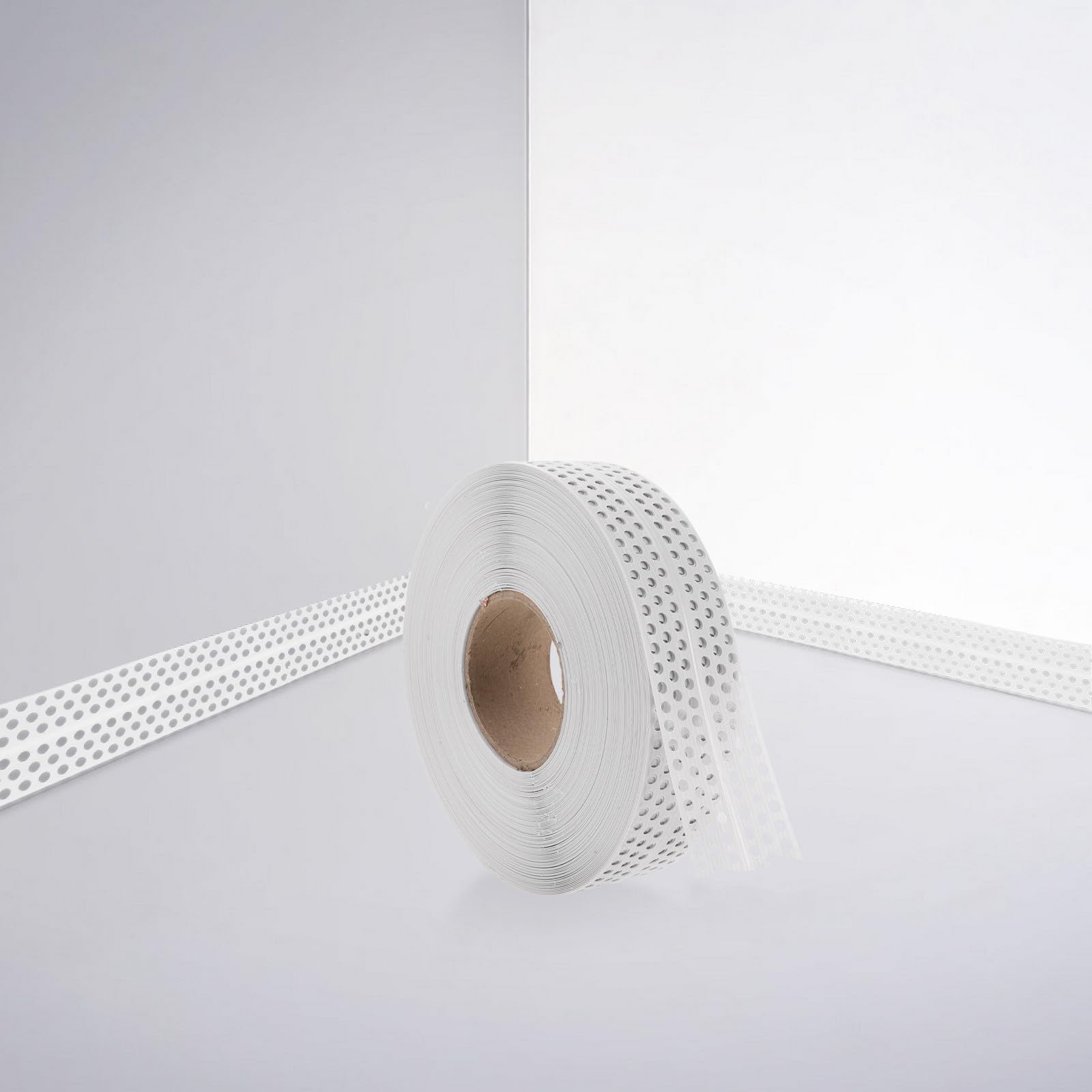 Cinta Autoadhesiva Pvc para Esquinas de Pared de Yeso, 1 Rollo
