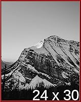 Vista 119 de Frame It Easy Marco de metal rojo de 24 x 36 pulgadas (Hanover)