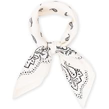 27.5" Satin Scarf - Silk Like Medium Square Neckerchief Scarf for Women | Silky Head Scarf Bandanas Lightweight