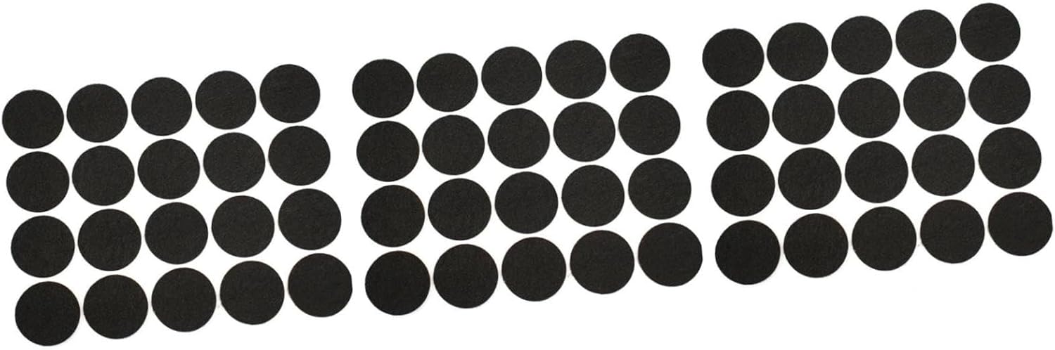 Angoily 600 pcs Chair Diameter Black Felt Cm Pads Floor Table Protector Pad Round for Furniture