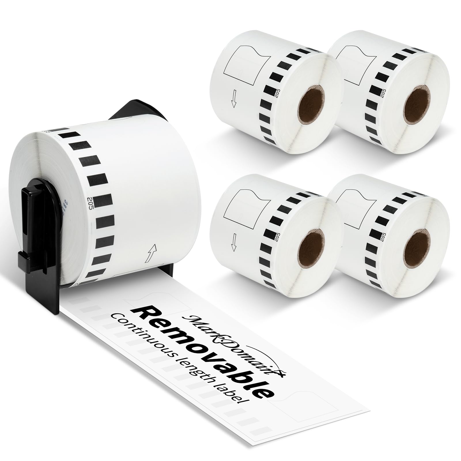 MarkDomain Comaptible with Brother Removable DK-4205 Continous Label Roll