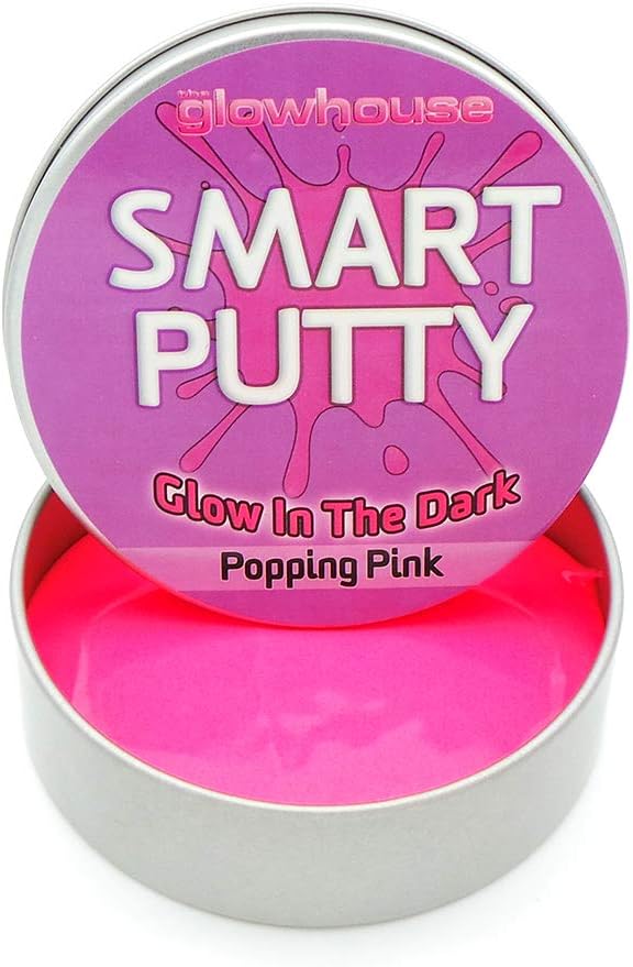 Glow In The Dark Smart Putty (Popping Pink)