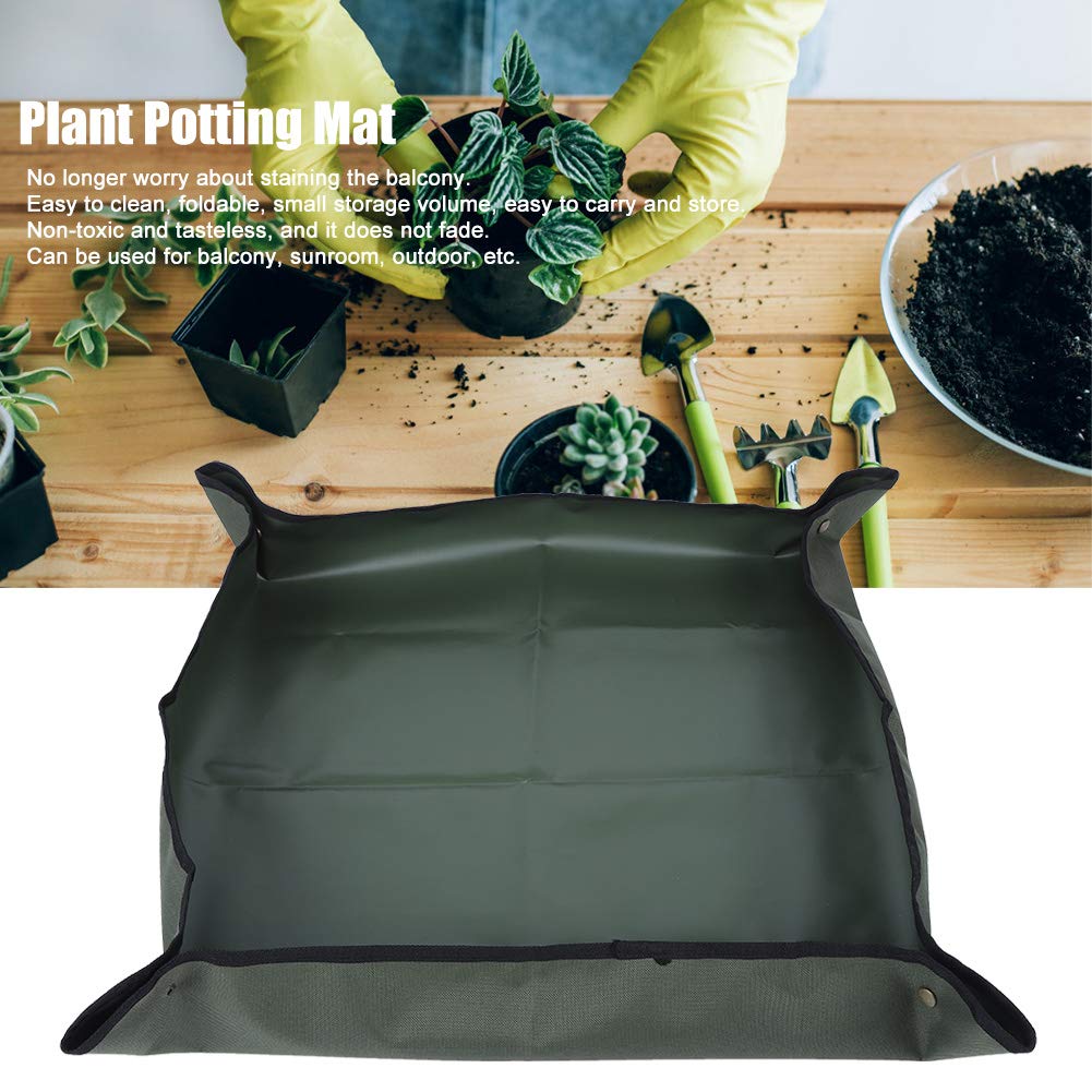 Tappetino Per Il Trapianto Di Piante E Il Controllo Del Disordine 75x75cm Tessuto Oxford Impermeabile Pieghevole Portatile Vassoio Per Vasi Da Fiori 88582938
