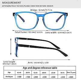 Henotin 4-Pack Blue Light Blocking Reading Glasses Women Men,Spring Hinge Computer Readers,Anti UV Ray Square Nerd Eyeglasses (Mixed Color-C, 2.50)