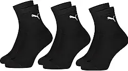 Kit 3 Pares de Meia Puma Cano Médio Algodão Penteado com Tecido Respirável Esportiva Masculina Adulto