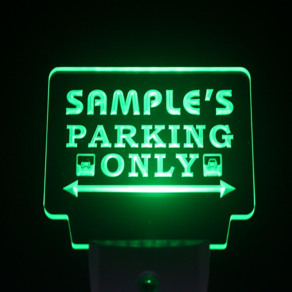 ADVPRO wsqo-tm Name Personalized Custom Car Parking Only Bar Beer Day/Night Sensor LED Sign