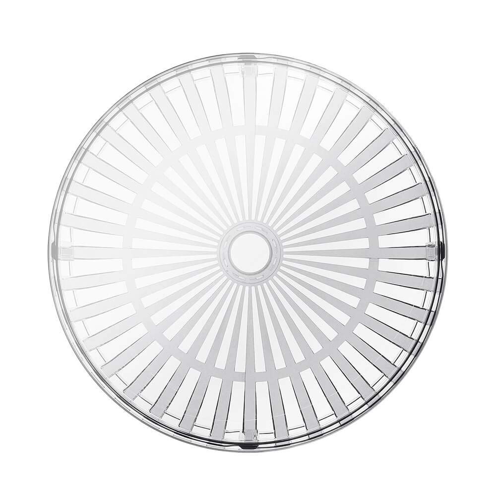 Kartell Panier Behälter, Bambus, Crystal, 61 x 21 x 61 cm