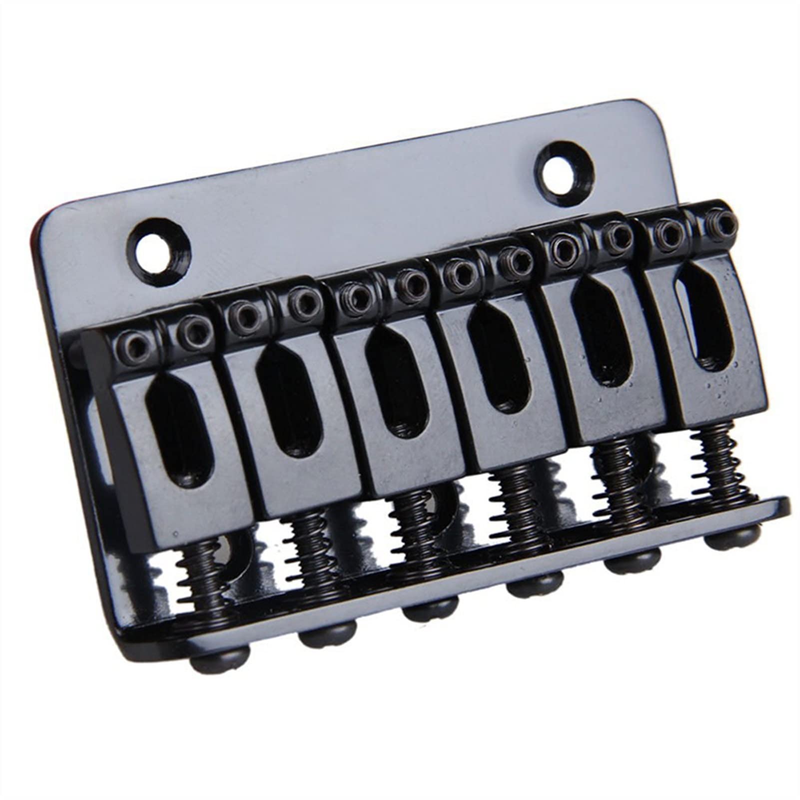 Accesorio repuesto puente Black 6 Sillín Puente Hardtail Top Cargar 65mm Puente De Guitarra Eléctrica